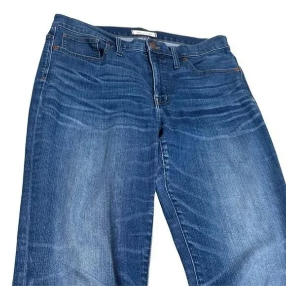 Madewell 9” High-Rise Skinny Jeans Medium Wash Comfort Capsule Summer 30 - Picture 3 of 9